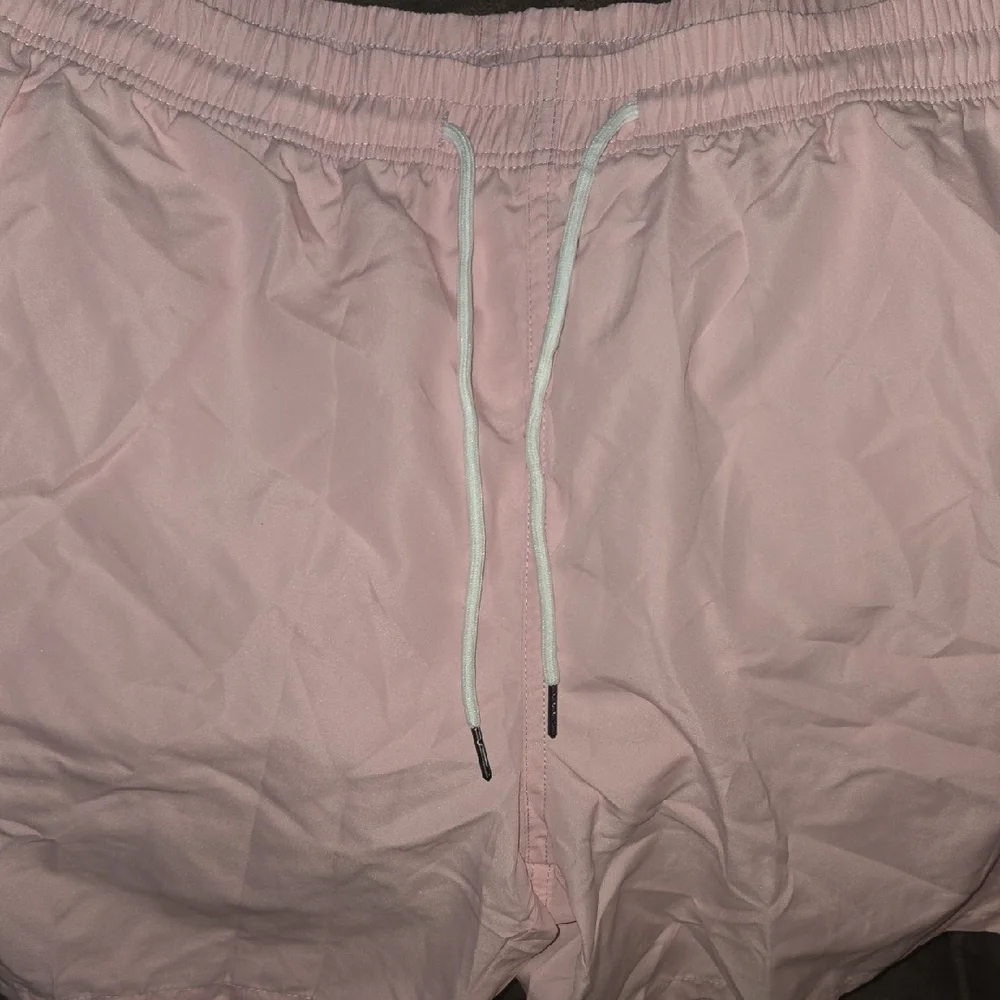 Light Pink Drawstring Shorts - Picture 2 of 4